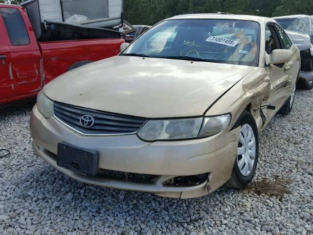 2T1CE22P32C005951 - 2002 TOYOTA CAMRY SOLA GOLD photo 2