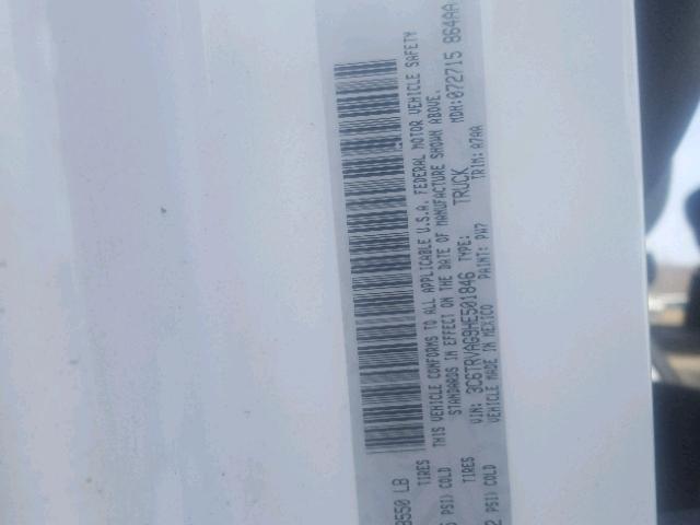 3C6TRVAG9HE501846 - 2017 RAM PROMASTER 白色 照片 10