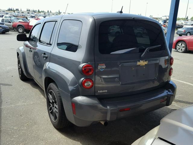 3GNCA13D78S719238 - 2008 CHEVROLET HHR LS GRAY photo 3