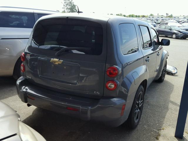 3GNCA13D78S719238 - 2008 CHEVROLET HHR LS GRAY photo 4