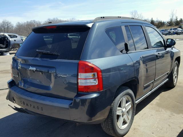 1J8FF47W28D691362 - 2008 JEEP COMPASS SP BLUE photo 4