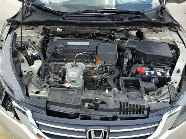 1HGCR2F38EA027353 - 2014 HONDA ACCORD LX BEIGE photo 7