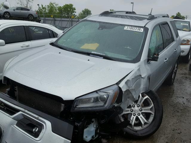 1GKKRRKD3GJ146419 - 2016 GMC ACADIA SLT ვერცხლისფერი ფოტო 2