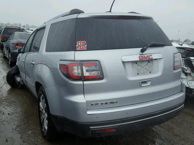 1GKKRRKD3GJ146419 - 2016 GMC ACADIA SLT ვერცხლისფერი ფოტო 3
