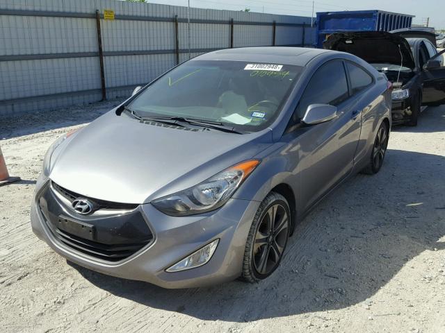 KMHDH6AE8DU010454 - 2013 HYUNDAI ELANTRA CO GRAY photo 2