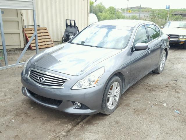 JN1CV6AR2FM522759 - 2015 INFINITI Q40 SILVER photo 2