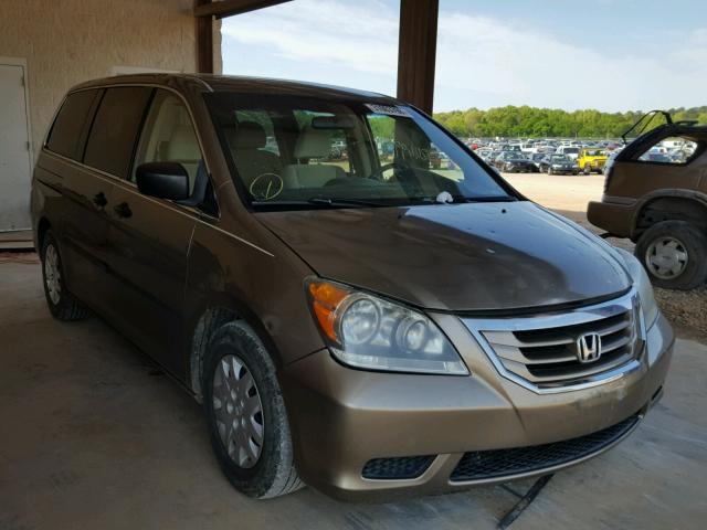 5FNRL3H28AB004709 - 2010 HONDA ODYSSEY LX TAN photo 1