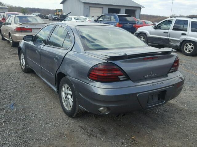 1G2NE52E35M149374 - 2005 PONTIAC GRAND AM S ნაცრისფერი ფოტო 3