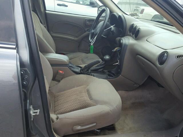 1G2NE52E35M149374 - 2005 PONTIAC GRAND AM S ნაცრისფერი ფოტო 5