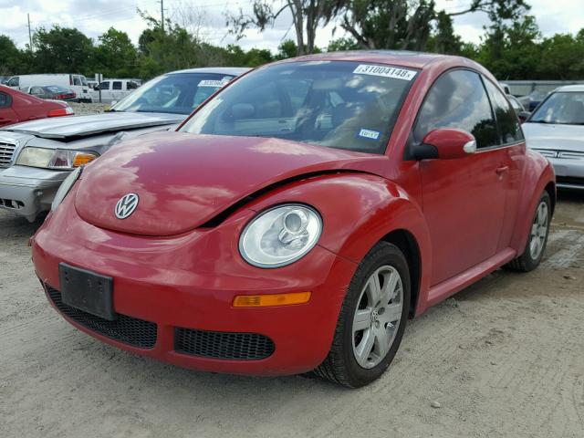 3VWRW31C17M519417 - 2007 VOLKSWAGEN NEW BEETLE წითელი ფოტო 2