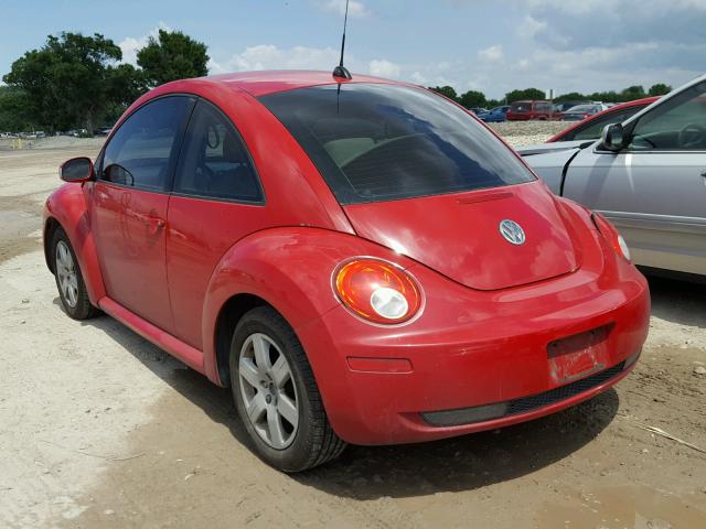 3VWRW31C17M519417 - 2007 VOLKSWAGEN NEW BEETLE წითელი ფოტო 3