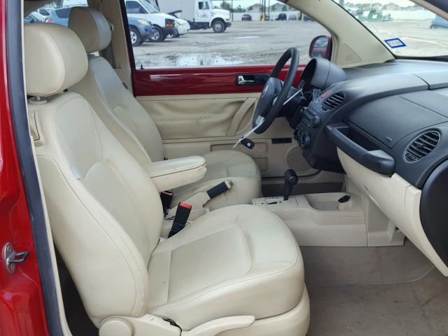 3VWRW31C17M519417 - 2007 VOLKSWAGEN NEW BEETLE წითელი ფოტო 5