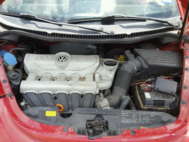 3VWRW31C17M519417 - 2007 VOLKSWAGEN NEW BEETLE წითელი ფოტო 7