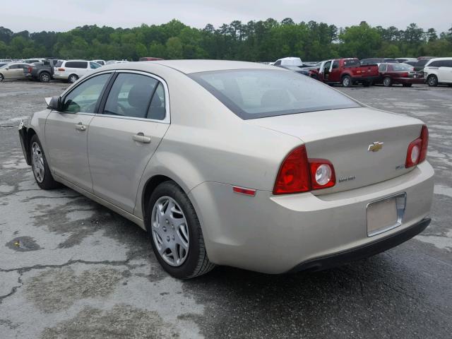 1G1ZA5E08AF112370 - 2010 CHEVROLET MALIBU LS 棕色 照片 3