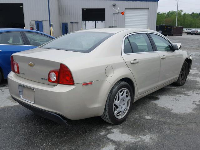 1G1ZA5E08AF112370 - 2010 CHEVROLET MALIBU LS 棕色 照片 4