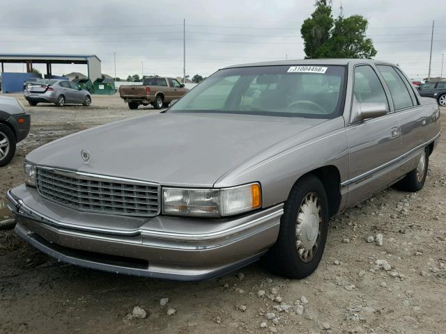 1G6KD52YXTU298750 - 1996 CADILLAC DEVILLE BEIGE photo 2