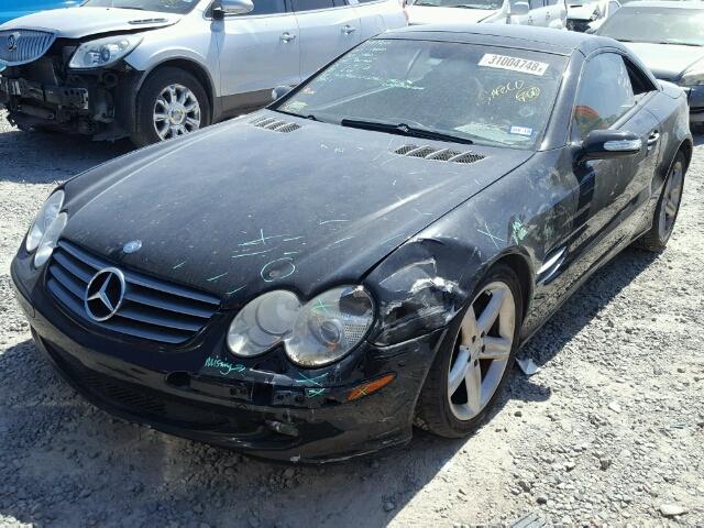 WDBSK75F94F079324 - 2004 MERCEDES-BENZ SL 500 BLACK photo 2