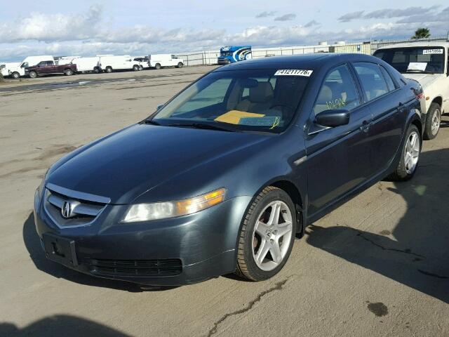 19UUA66244A024653 - 2004 ACURA TL BLUE photo 2