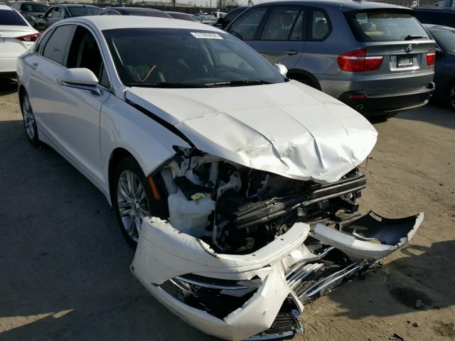 3LN6L2LU4ER812870 - 2014 LINCOLN MKZ HYBRID WHITE photo 1