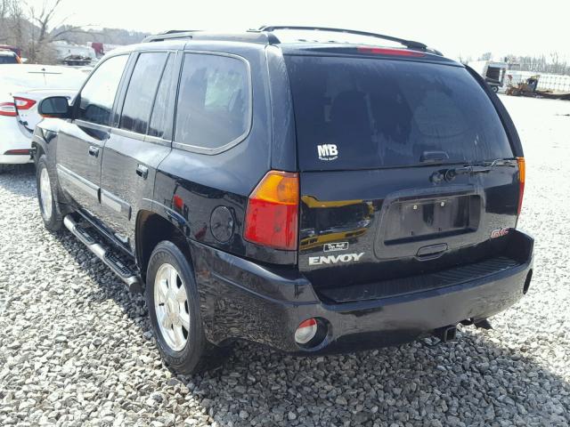 1GKDT13S252139980 - 2005 GMC ENVOY BLACK photo 3