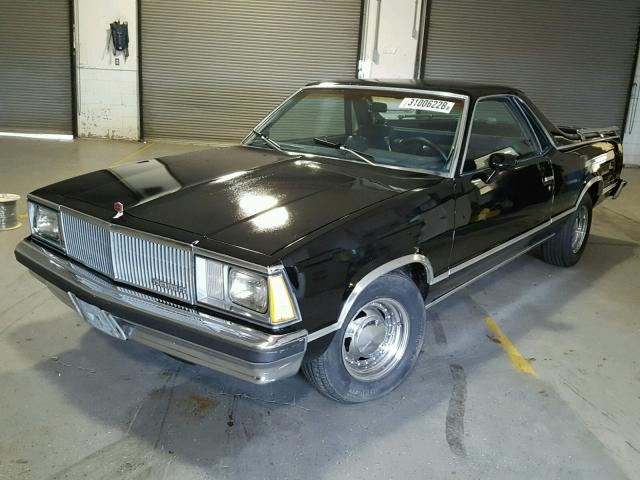 1W80JAK407586 - 1980 CHEVROLET PICKUP BLACK photo 2