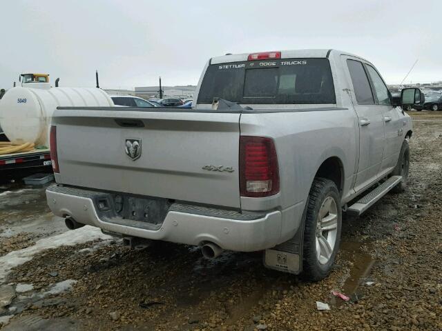 1C6RR7MTXES368067 - 2014 RAM 1500 SPORT SILVER photo 4