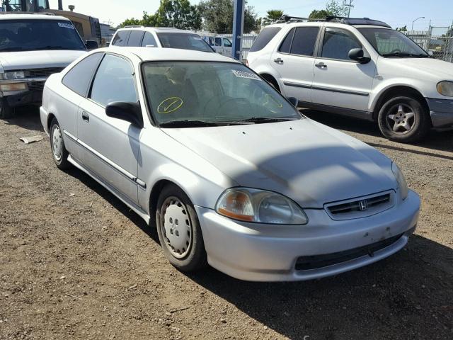 1HGEJ6124VL116430 - 1997 HONDA CIVIC DX SILVER photo 1