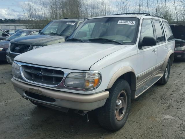 1FMDU34E3VZA56266 - 1997 FORD EXPLORER WHITE photo 2