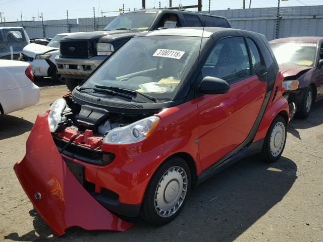 WMEEJ3BAXCK578790 - 2012 SMART FORTWO PUR RED photo 2