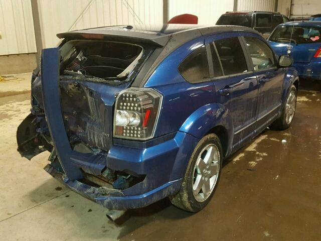 1B3HB48A09D163059 - 2009 DODGE CALIBER SX BLUE photo 4