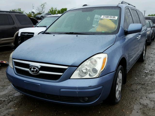 KNDMC233276018971 - 2007 HYUNDAI ENTOURAGE BLUE photo 2