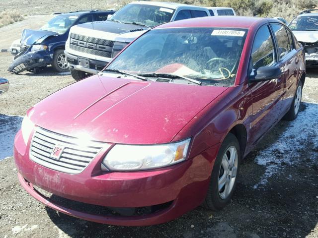 1G8AJ55FX7Z114020 - 2007 SATURN ION LEVEL მუქწითელი ფოტო 2