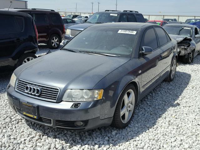 WAUJC68E03A360265 - 2003 AUDI A4 1.8T GRAY photo 2