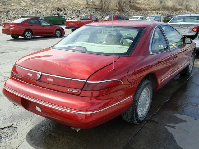 1LNLM91V0TY628660 - 1996 LINCOLN MARK VIII RED photo 4