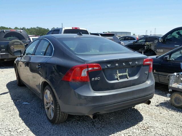 YV1622FS5C2094856 - 2012 VOLVO S60 T5 GRAY photo 3