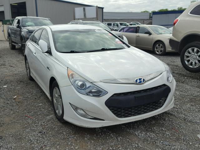 KMHEC4A48CA024532 - 2012 HYUNDAI SONATA HYB WHITE photo 1