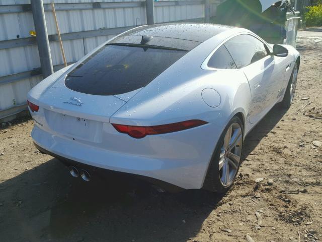 SAJWA6ATXG8K32928 - 2016 JAGUAR F-TYPE WHITE photo 4