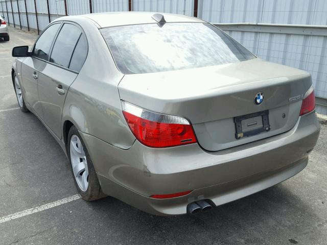 WBANA53555B857561 - 2005 BMW 525 I TAN photo 3