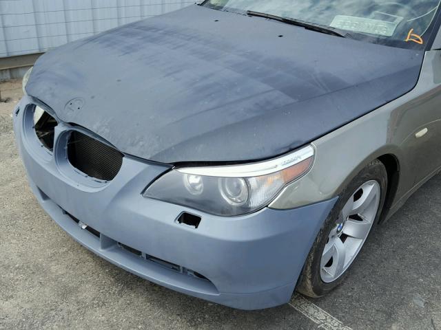 WBANA53555B857561 - 2005 BMW 525 I TAN photo 9