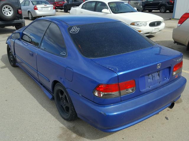 1HGEM1159YL002366 - 2000 HONDA CIVIC SI BLUE photo 3