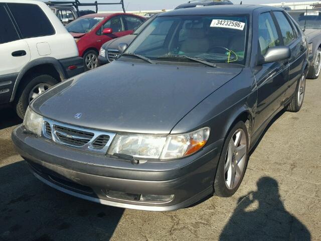 YS3DF58K122009812 - 2002 SAAB 9-3 SE GRAY photo 2