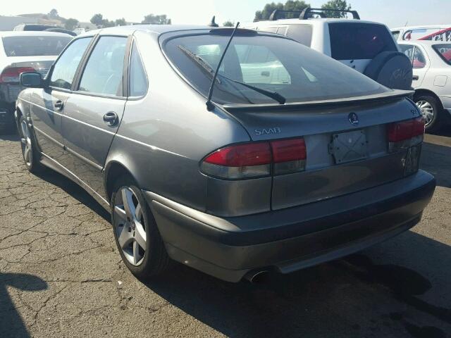 YS3DF58K122009812 - 2002 SAAB 9-3 SE GRAY photo 3