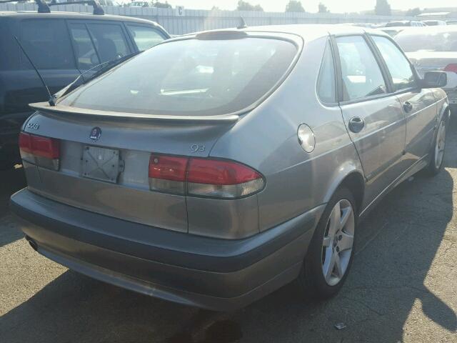 YS3DF58K122009812 - 2002 SAAB 9-3 SE GRAY photo 4