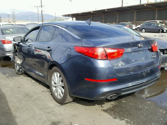 5XXGN4A71FG421073 - 2015 KIA OPTIMA EX BLUE photo 3