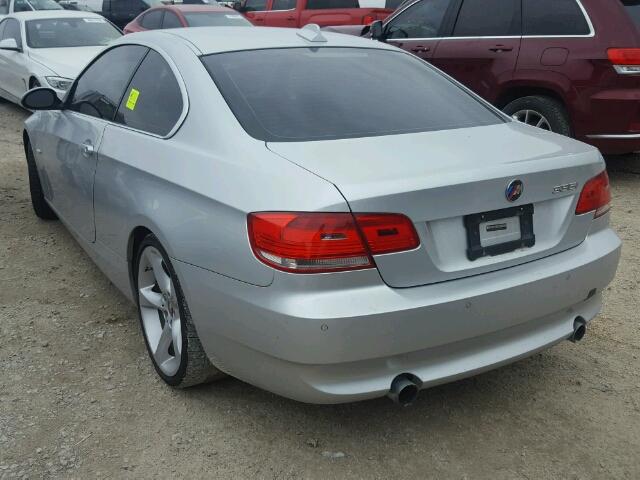 WBAWB73548P043924 - 2008 BMW 335 I SILVER photo 3