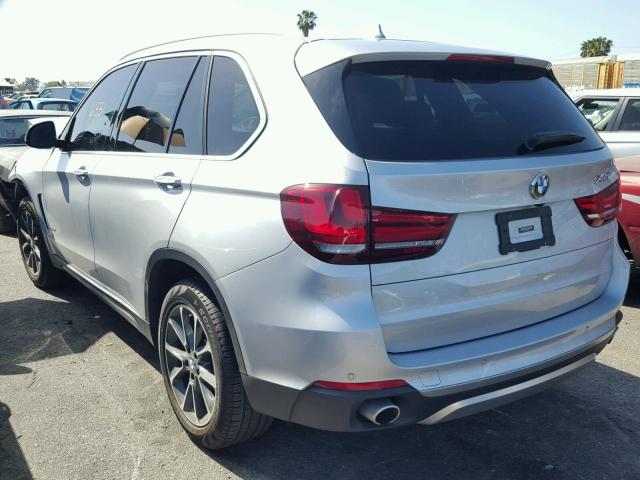 5UXKR2C54H0U19996 - 2017 BMW X5 SDRIVE3 SILVER photo 3