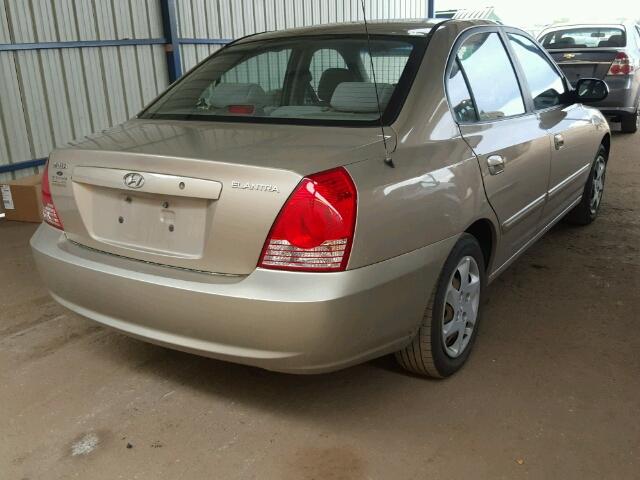 KMHDN46D76U373232 - 2006 HYUNDAI ELANTRA GL SILVER photo 4