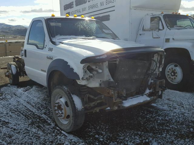 1FDAF56P06EA92447 - 2006 FORD F550 SUPER WHITE photo 1