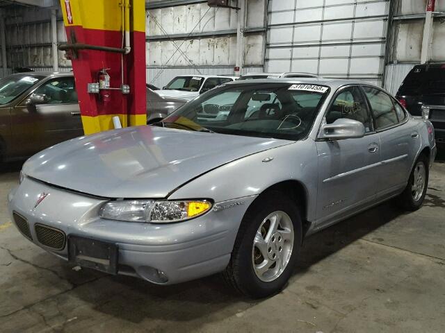1G2WJ52K8WF243018 - 1998 PONTIAC GRAND PRIX SILVER photo 2