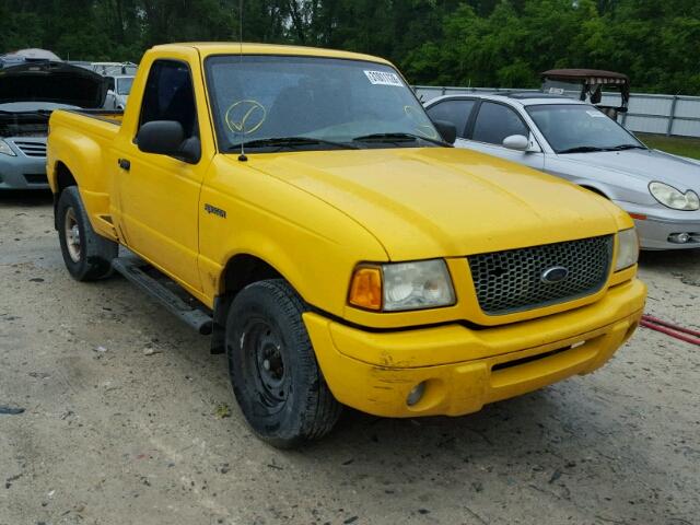 1FTYR10U92PB73981 - 2002 FORD RANGER YELLOW photo 1